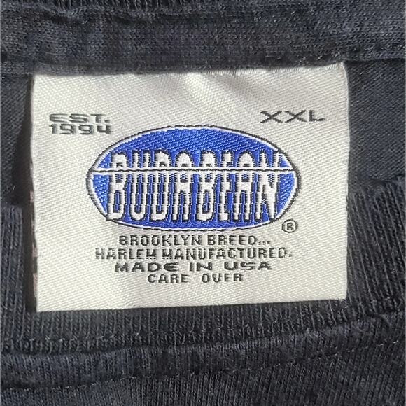 Vintage Y2K Buda Bean custom painted Lebron James basketball shirt men's sz XXL - Picture 6 of 8